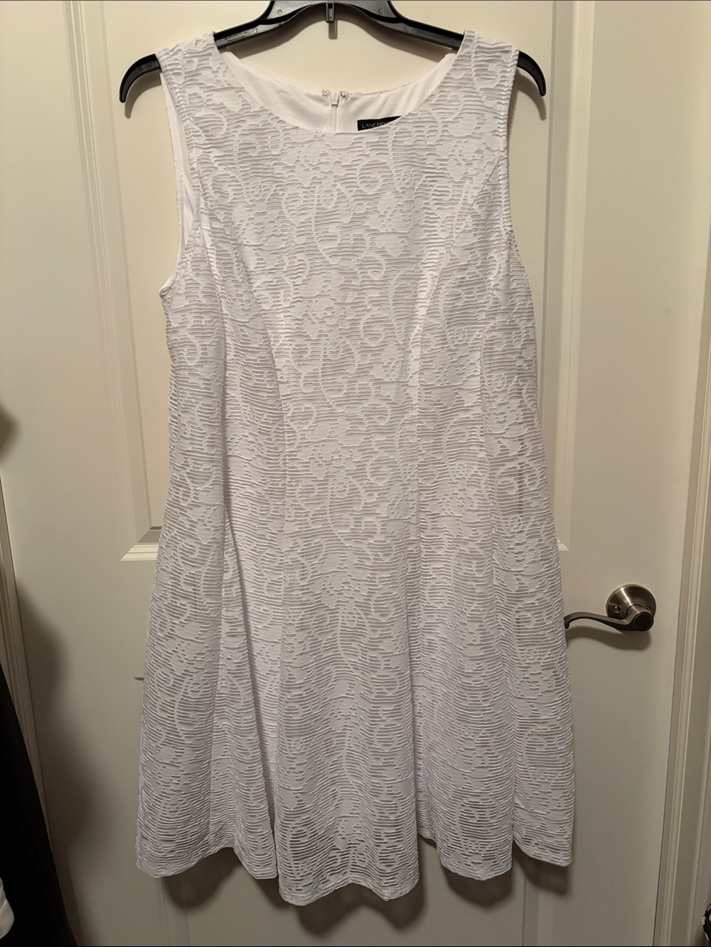 Lane Bryant White Lace A-Line Mini Dress